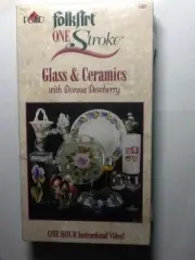 Donna Dewberry One Stroke Painting Glass & Ceramics VHS