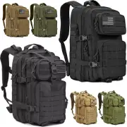 45L Military Tactical Backpack Large Army Molle Bag Rucksack 3 Day Assault Pack