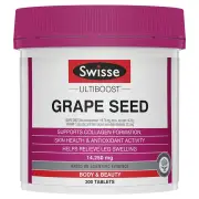 Swisse Beauty Grape Seed Tab X 300