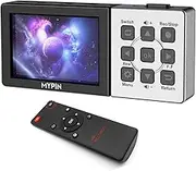 1080P@60fps Capture Card with 3.5 Inch LCD and Remote Control, HDMI Video Recorder for PS4, Xbox One,LiveTV,DVR, Support Playback/Schedule Recording/Mic in(Without PC)