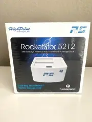 NEW SEALED - HighPoint RocketStor RS 5212 Thunderbolt Hard Drive Storage Dock