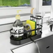 Sponge Holder for Kitchen Sink, Stainless Stee Sink Caddy with High Brush Hol...