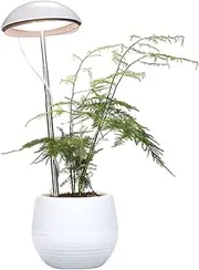 Full Spectrum Potted Plant Lamp Indoor Cycle Timed Fill Light 20W Plant Grow Light Silver