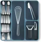 Joseph Joseph DrawerStore Kitchen Drawer Organiser Cutlery Utensils Gadgets Sky