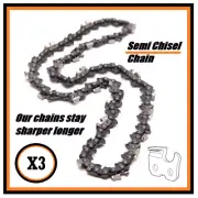 3 x Chainsaw Chain Suit Stihl MS-231, MS-231 CB-E 2-Stroke Petrol 16" Bar