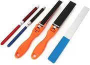Jewellery Sandpaper Stick, 5pcs Semicircle Sanding Paper Roll Bar Jewelry Polishing Tool for Manual Sanding