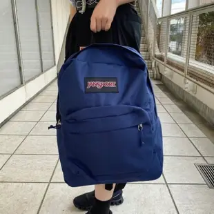 jansport  superbreak 經典款 25L /26L 深藍色 後背包