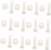 Replacement Locking Pin Set for Pool Brush Skimmer Net Leaf Rake 12pcs Plastic Pool Tool Locking p