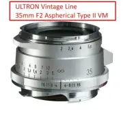 Voigtlander ULTRON Vintage Line 35mm F2 Aspherical TypeII VM SILVER