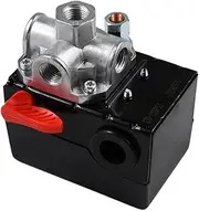 Molloparts Pressure Switch Z-D26612 Air Compressor Pressure Switch Compatible with Porter Cable 150/120 PSI 4 Port 120 Volt Replace D26612 ZD26612