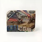 Star Wars Mission Fleet MANDO'S N-1 STARFIGHTER & SPEEDER