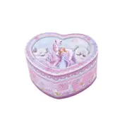 Gibson Gifts Girls Princess Heart Musical Jewelry Box Holder Organiser 15x12cm