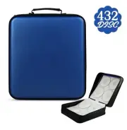 4K Blu-ray DVD CD Storage Case Album Binder Organizer Holder. 432 Disc Capacity