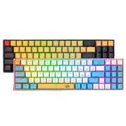 REDRAGON K688 RGB Mechanical Gaming Keyboard 78-keys Hot-Swappable Two-color Injection Keycaps Red Switch Ergonomics USB
