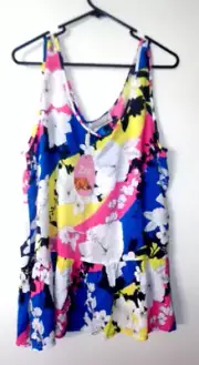 "Peter Alexander" Splice Floral Sleep Tank, Size M, Brand New FREE POSTAGE