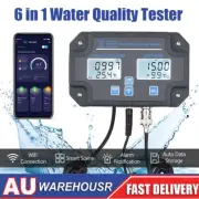 6 in 1 Digital WiFi PH EC TDS Temp Meter SALT APP Control Water Quality Tester