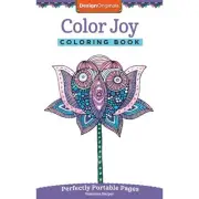 COLOR JOY-Perfectly Portable Pages-Zentangle Design-Adult Paper Coloring Book