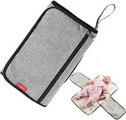 Foldable Diaper Changing Pad | Folding Toddler Diaper Organizer Pouch - Lightweight Changing Mat for Parks, Shopping Malls, Restaurants, Travel, Camping