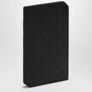 [Bottega Veneta] Black Intrecciato vertical card holder One size Black