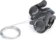 Outdoor Mountain Bike TX-30 Thumb Gear Shifters Set 3X7 Speed Shift Lever and Set for Mountain City Road Folding Bike