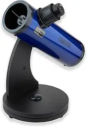[Carson] SkySeeker Newtonian Reflector Telescope with Dobsonian Mount, 15-37.5X, Blue