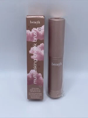 Benefit Multitasking Retractable Cheek Blush Bronzer & Highlighter Brush NIB