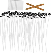CIMAXIC 1 Set DIY Candle Making Kit of Candle Craft Tools with Wick Holders for Centered Wicks for Home Birthday Parties