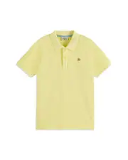 Scotch & Soda Boys' Garment Dyed Pique Polo - Little Kid, Big Kid