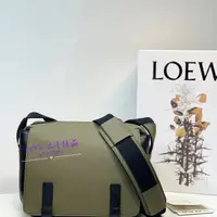 在飛比找蝦皮購物優惠-YaYa二手 2021新款 LOEWE羅意威 郵差包 男包 