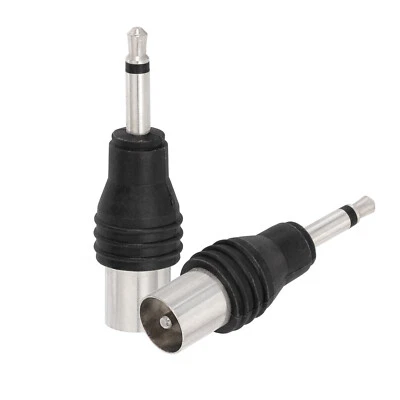 3.5mm Mono 1/8" to TV Male Adapter for TV Radio Stereo Receiver Bose Wave Radio