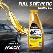 Nulon Full Synthetic 5W-20 Fuel Conserving Engine Oil 1L SYN5W20-1 1 Litre