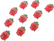 SOPOTUTU 10pcs Strawberry Pull Back Car Models for Realistic Fruit and Vegetable for Classroom Rewards Birthday Party Favors and Goodie Bag Fillers