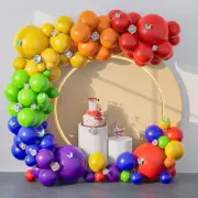 129pcs Rainbow Balloon Garland Arch Kit Different Sizes 18" 12" 10" 5" Assorted
