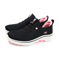 在飛比找Yahoo奇摩購物中心優惠-SKECHERS GOWALK 運動健走鞋 女鞋 黑/粉紅 