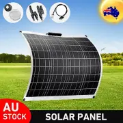 12V 100W Flexible Solar Panel Kit Mono Home Battery Charging With Anderson plug