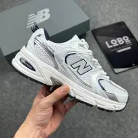 在飛比找蝦皮購物優惠-nb 530 白色灰色運動鞋(NBL 白色灰色)高品質 Lo