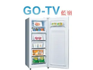 【GO-TV】 SANLUX台灣三洋 165L 直立式變頻無霜冷凍櫃(SCR-V168F) 台灣本島免費運送+基本安裝