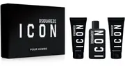 Dsquared2 Icon Gift set for men Eau de Parfum 100 ml + scented shower gel 100 ml + after-shave balm 100 ml