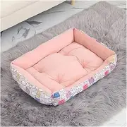 Warm Pet Nest Kennel for Small Medium Large Dogs Puppy Kitten Plus Size Bed with Machine Washable Warm Cozy Large Dog House(Corn Color,46x36 cm)
