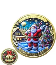 Christmas Commemorative Coin - Festive Keepsake Collectible for Holiday Stockings | Collectible Coin Gift Unique Christmas Keepsake for Stockings