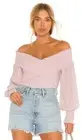 BB DAKOTA X Steve Madden Smock & Free Top in Rose Mauve XS NWT