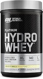 Optimum Nutrition Platinum Hydrowhey Protein Powder, 100% Hydrolyzed Whey Protein Powder, Flavor: Velocity Vanilla, 1.75 Pounds