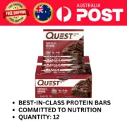 Quest Nutrition Chocolate Brownie Protein Bar, High Protein, Low Carb, Keto, AUS