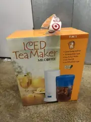 Mr. Coffee ICED TEA Maker Electric Brewer 2 Quart Blue Pitcher TM1 NEW