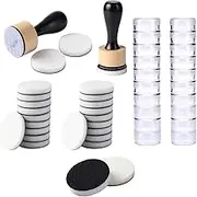 Mini Ink Blending Tool,with Foams Replacement Refill Foam Tool for Foams Scrapbooking Painting Drawing Art Supplies Handle Ink Tools Embossing Stencils