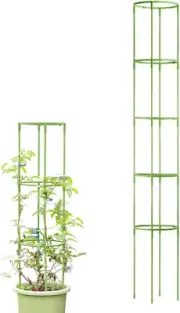Vegetables Garden Trellis - Arch Plant Cucumber Trellis, Metal Trellises Gard...