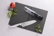 Seki Magoroku Chef's Knife diamond sharpener cutting board 3-piece set Japan