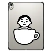 iPad Air 11-inch (M2/M3) iPad Impact Case Cup Boy