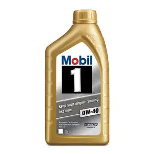 【MOBIL 美孚】美孚1號 0W40 SN 1L 金瓶 節能型機油_整箱12瓶(車麗屋)