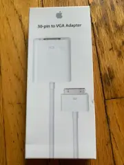 APPLE 30-PIN TO VGA ADAPTER - MC552ZM/B - IPHONE IPAD - SEALED